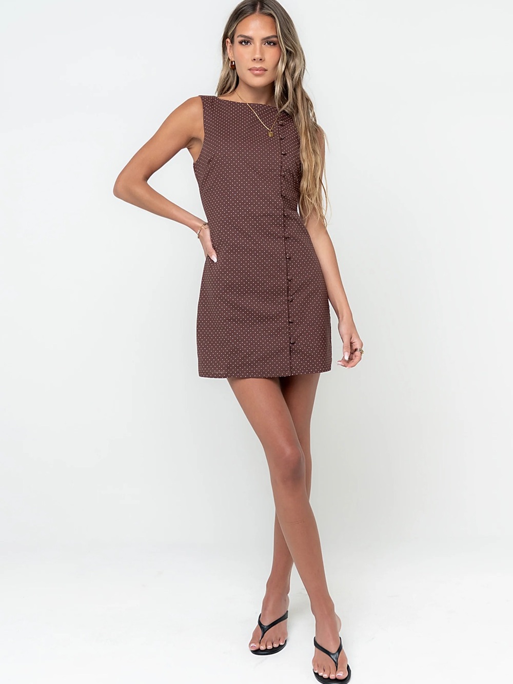 Liam Polka Dot Mini Dress
